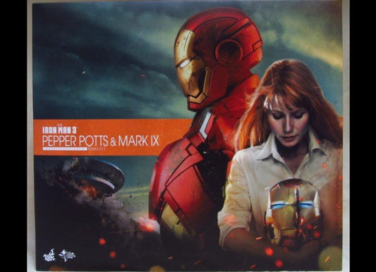 Hot Toys MMS311 IRON MAN 3 1/6 PEPPER POTTS & MARK IX SET REGULAR EDITION