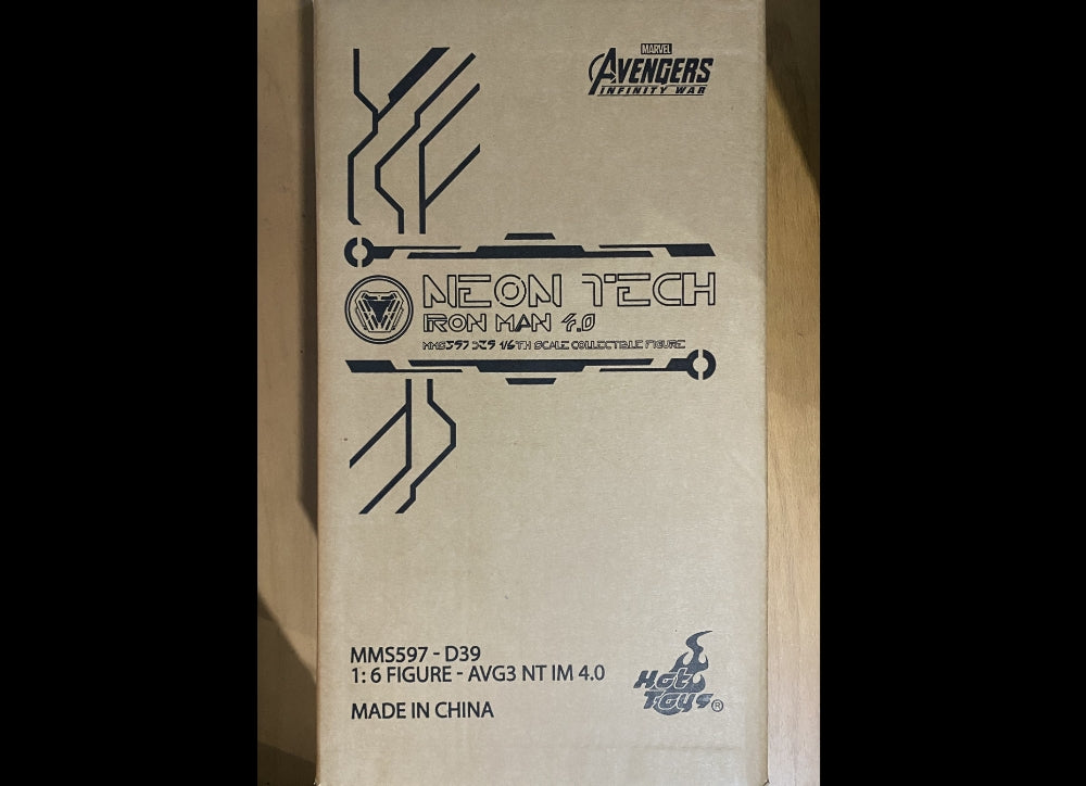 Ready! Hot Toys MMS597D39 Avengers: Infinity War Neon Tech Iron Man 4.0 Regular