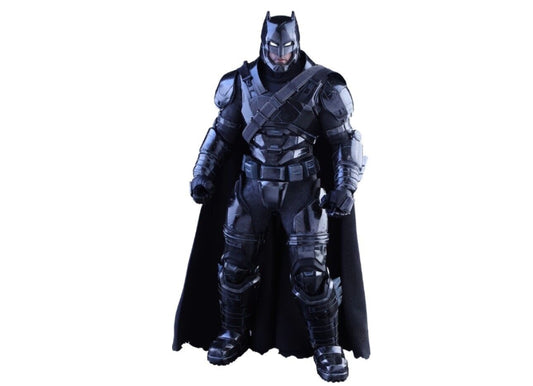 Ready! Hot Toys MMS356 BATMAN V SUPERMAN 1/6 Armored Batman Black Chrome Version