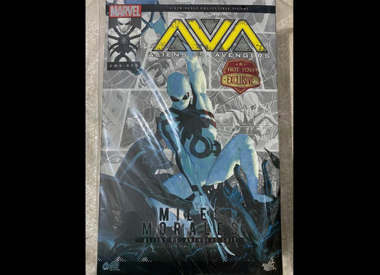 Ready! Hot Toys CMS027 1/6 Miles Morales (Aliens Vs. Avengers Suit)