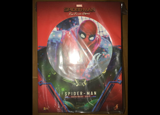 In Stock! Hot Toys MMS552 FAR FROM HOME 1/6 SPIDER-MAN (HOMEMADE SUIT VER)