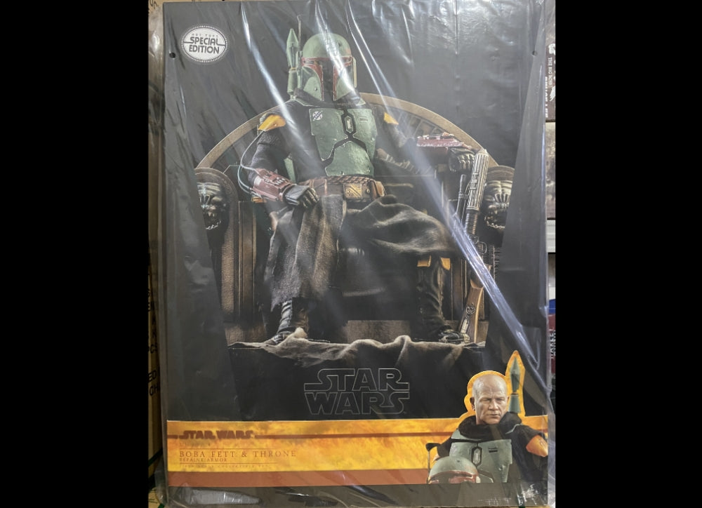 Ready Hot Toys TMS056B Star Wars 1/6 Boba Fett Repaint Armor Throne Special