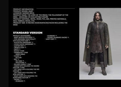 Ready! InArt A005S1  Aragorn 1/6 Figure Standard Version