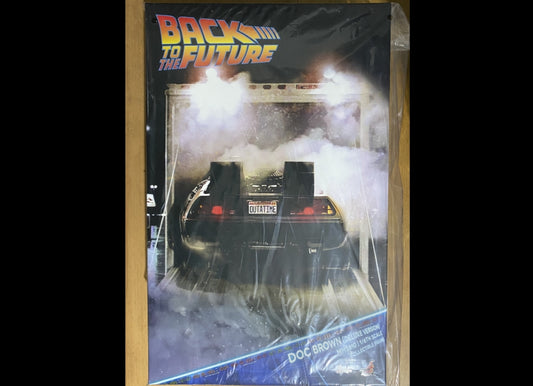 Ready! Hot Toys MMS610 BACK TO THE FUTURE 1/6 DOC BROWN (DELUXE VERSION)