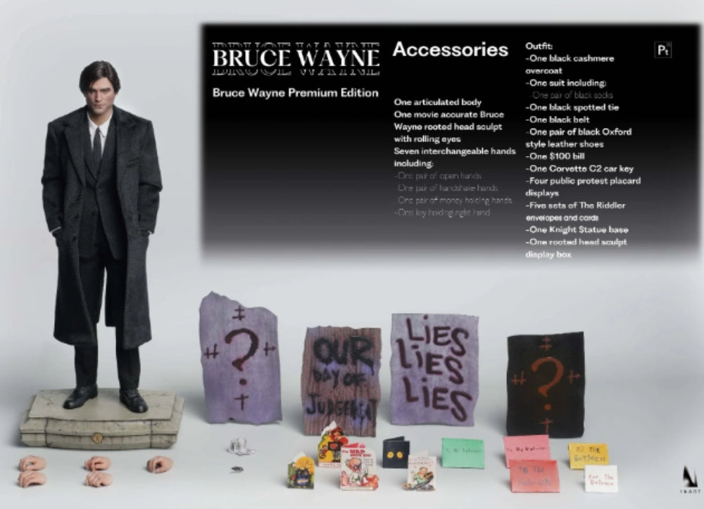 Ready! InArt A004P2 Bruce Wayne 1/6 Collectible Premium Version
