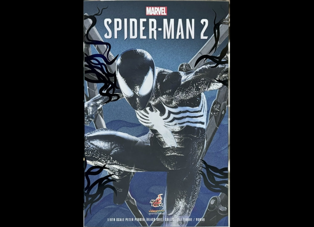 Ready! Hot Toys VGM56 MARVEL'S SPIDER-MAN 2 1/6 PETER PARKER BLACK SUIT REGULAR