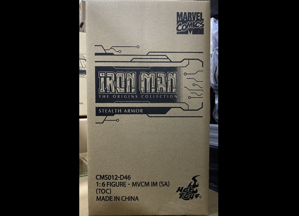 Hot Toys CMS012D46 漫威漫画钢铁侠隐形装甲起源系列现货