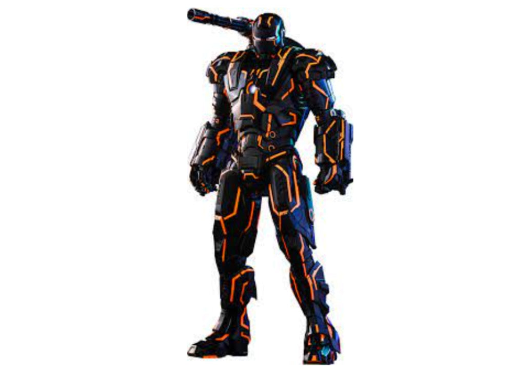 Hot Toys MMS553D35 IRON MAN 2 NEON TECH WAR MACHINE 1/6 DIecast
