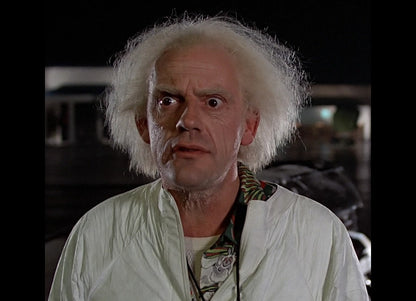 Ready! Hot Toys MMS609 BACK TO THE FUTURE 1/6 DOC BROWN (Regular Version))