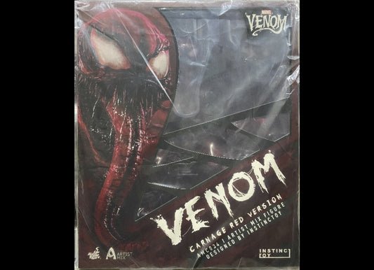 准备好了！Hot Toys AMC034 毒液漫画屠杀红色版本能玩具艺术家混搭版