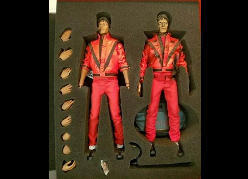 全新！HOT TOYS MIS09 迈克尔·杰克逊 1/6 颤栗系列 手办 不可退款