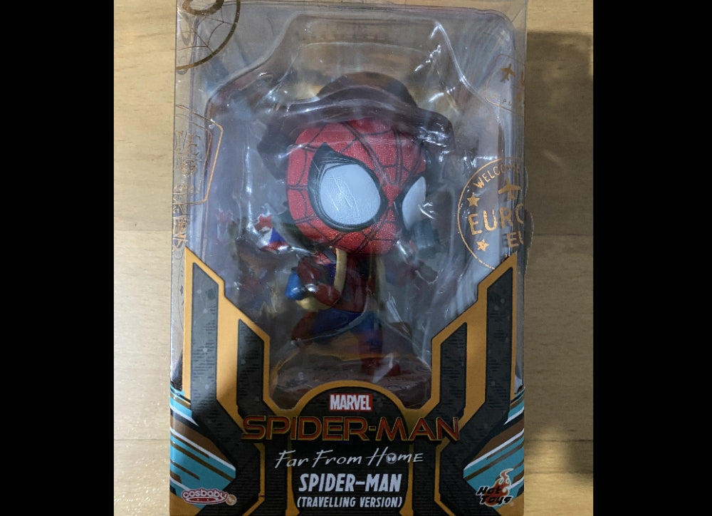 Hot Toys COSB672 Spider-Man For From Home Spider-Man Travelling Version Cosbaby