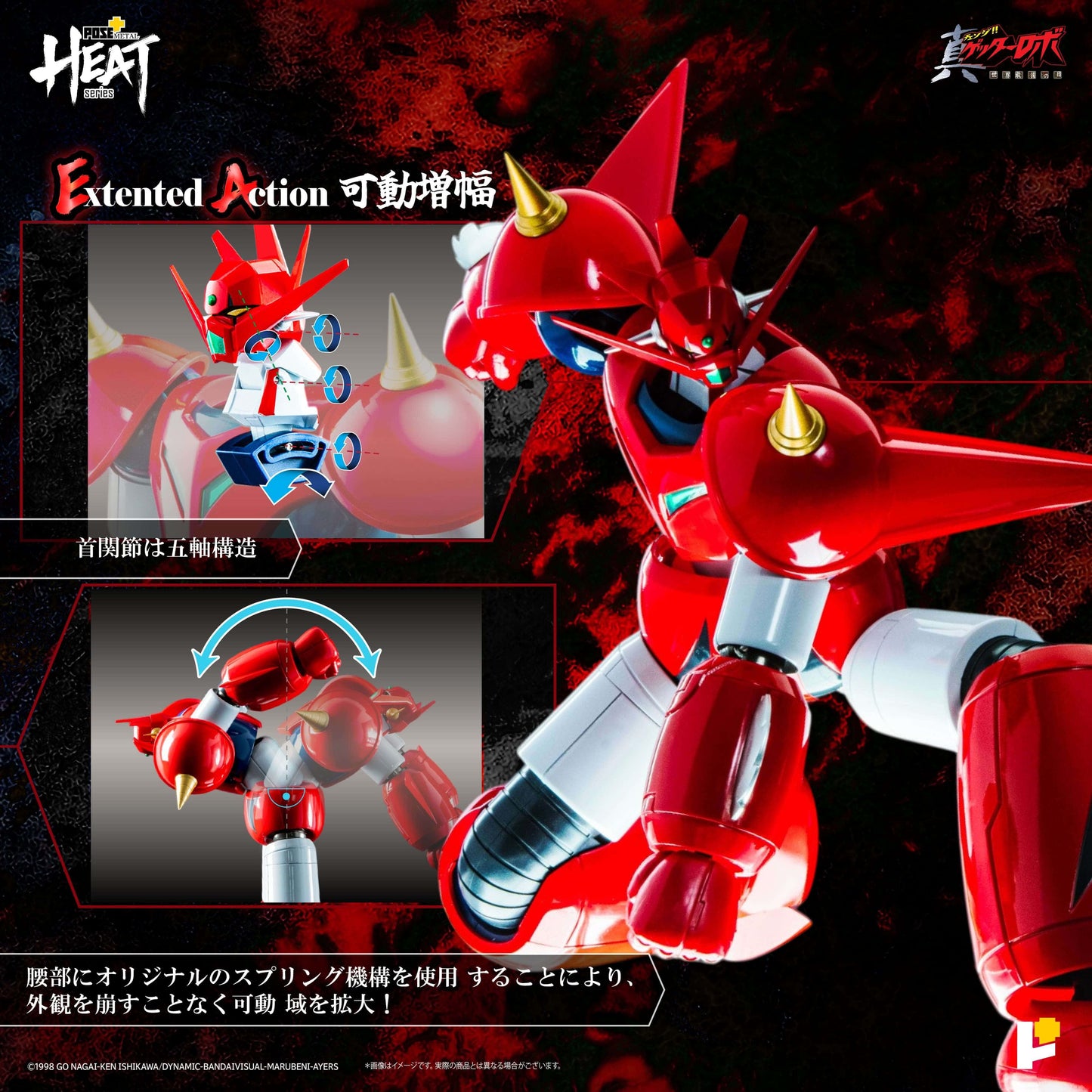 Ready! Pose Plus METAL HEAT series GETTER DRAGON (GETTER ROBO ARMAGEDDON ver.)