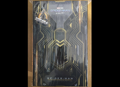 Ready! Hot Toys MMS604 Spider-Man: No Way Home 1/6 Spider-Man Black & Gold Suit