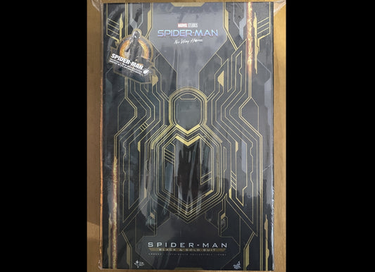 Ready! Hot Toys MMS604 Spider-Man: No Way Home 1/6 Spider-Man Black & Gold Suit