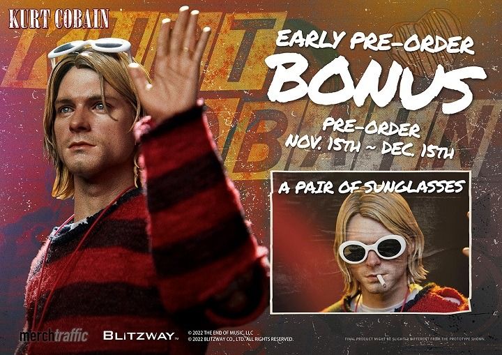 准备好了！Blitzway 1/6 库尔特·柯本人偶