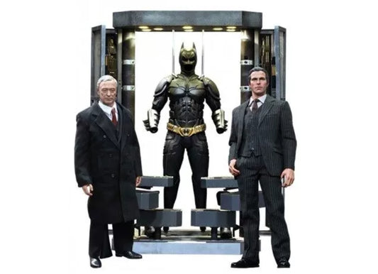 Hot Toys MMS236 1/6 BATMAN ARMORY WITH BRUCE WAYNE AND ALFRED PENNYWORTHS
