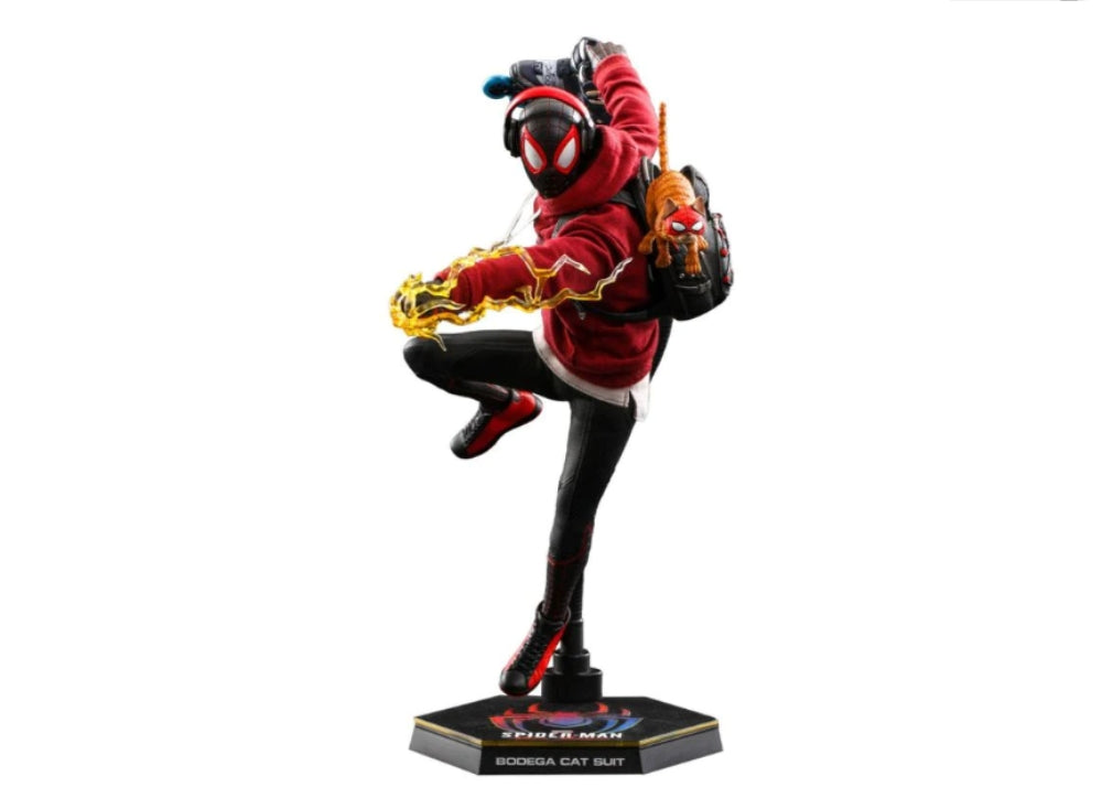 Ready! Hot Toys VGM50 MARVEL’S SPIDER-MAN 1/6 MILES MORALES (BODEGA CAT SUIT)