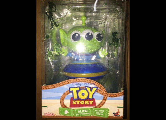 Hot Toys COSB609 Toy Story - Alien on Spaceship (Metallic) Cosbaby