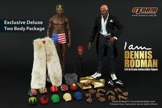 Storm Collectibles DENNIS RODMAN 1/6 Exclusive Deluxe 2 Body Version