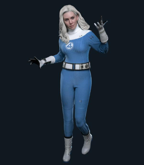 Ready! Hot Toys MMS823B The Fantastic Four: First Steps 1/6 Invisible Woman (Special Edition)