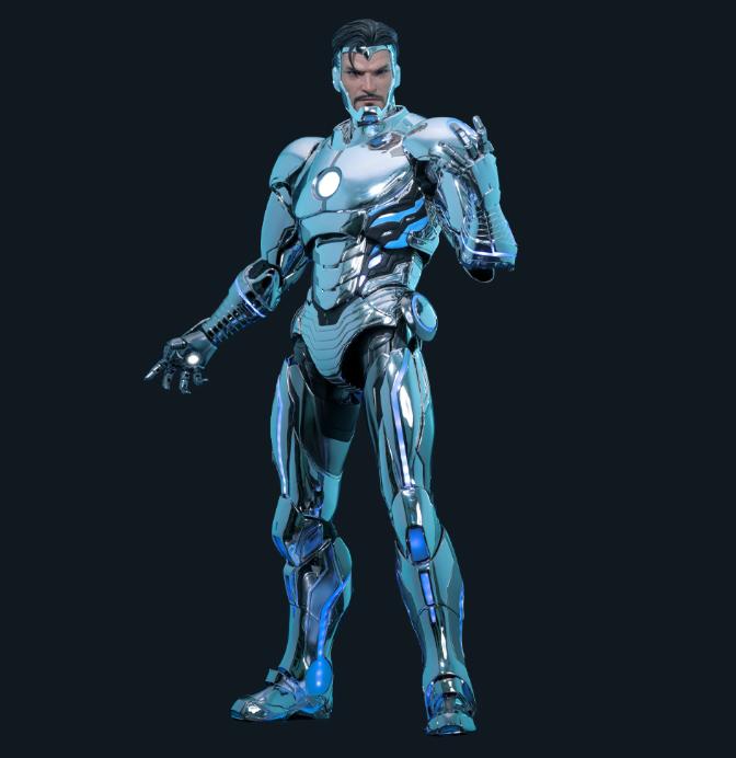 Ready! Hot Toys CMS026D73B Marvel Comics 1/6 Superior Iron Man Special Edition