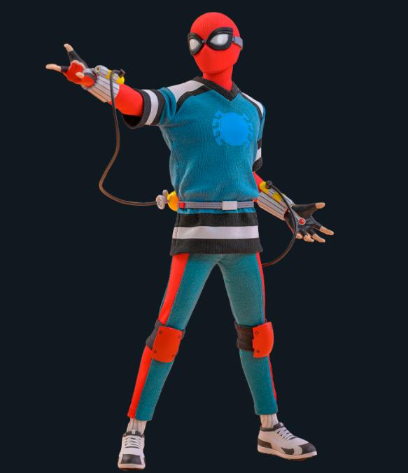Ready! Hono Studio HS07 Your Friendly Neighborhood 1/6 Spider-Man (Homemade Suit)