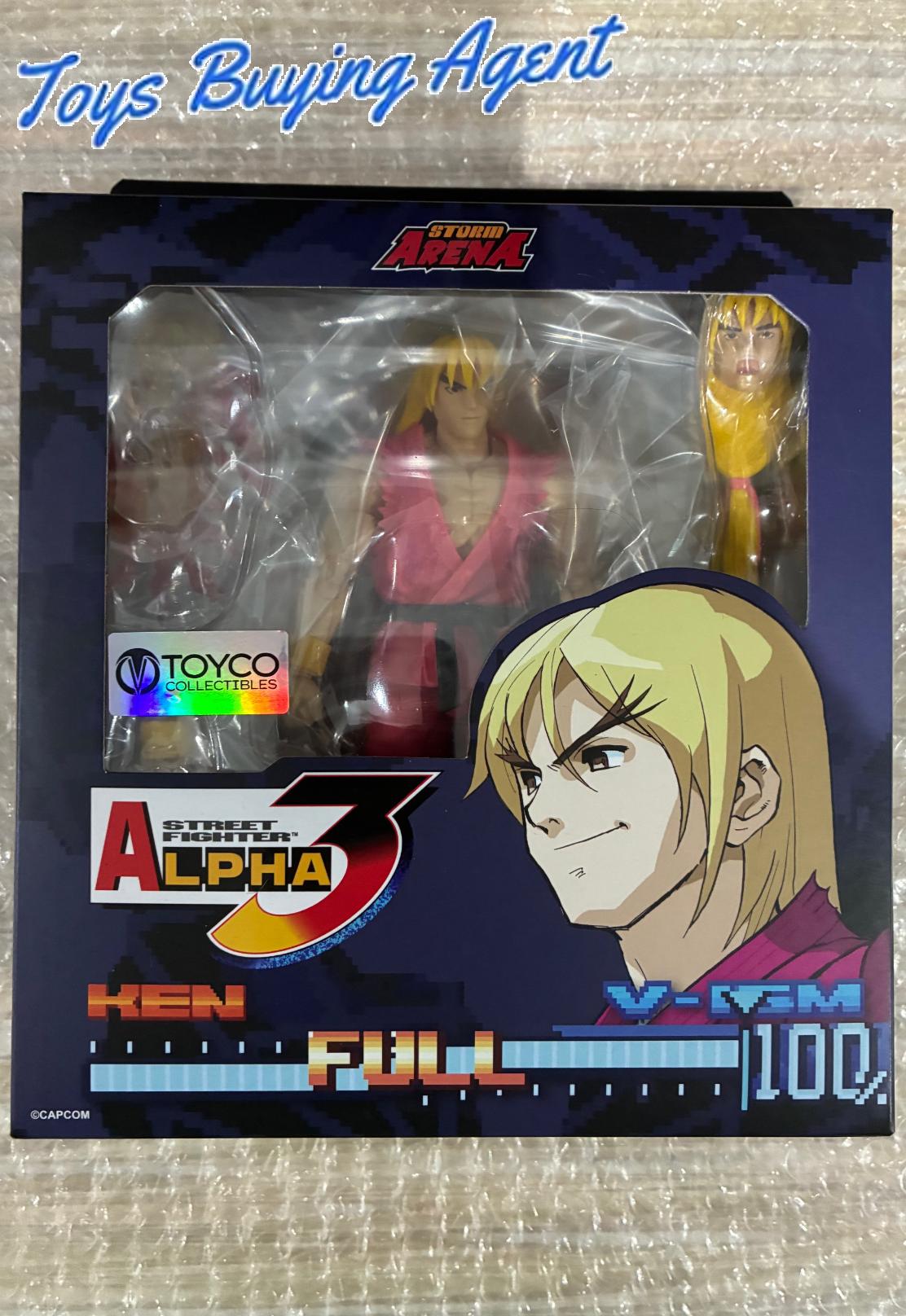 Storm Arena collectibles TOYCO Street Fighters Alpha 1/12 Ken (Exclusive Pink Version)