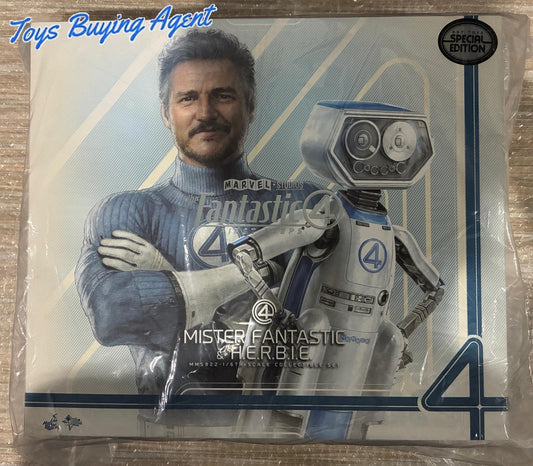 Ready! Hot Toys MMS822B The Fantastic Four: First Steps 1/6 Mister Fantastic and H.E.R.B.I.E. (Special Edition)