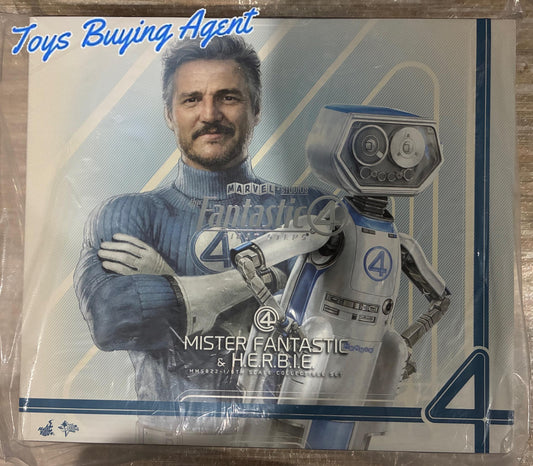 Ready! Hot Toys MMS822 The Fantastic Four: First Steps 1/6 Mister Fantastic and H.E.R.B.I.E. (Collector Edition)