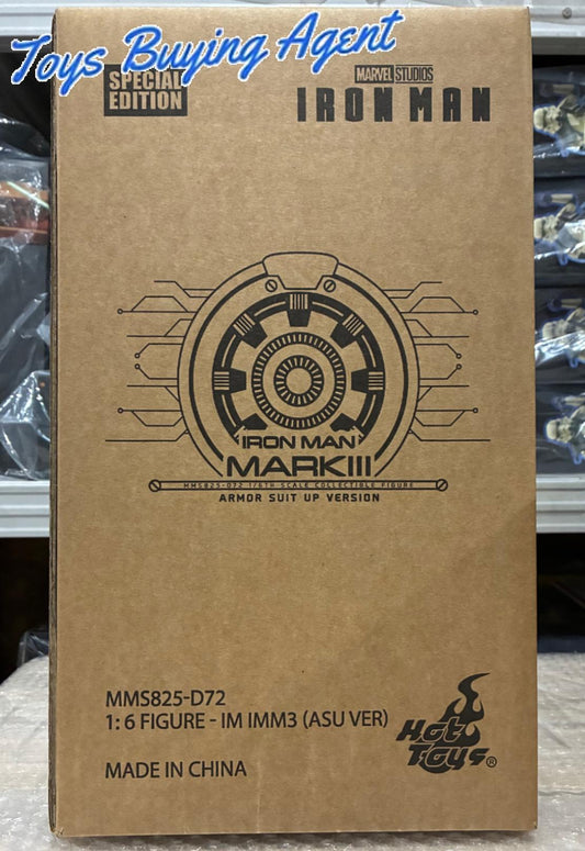 Ready! Hot Toys MMS825D72B Iron Man 1/6 Iron Man Mark III (Armor Suit Up Version) Special