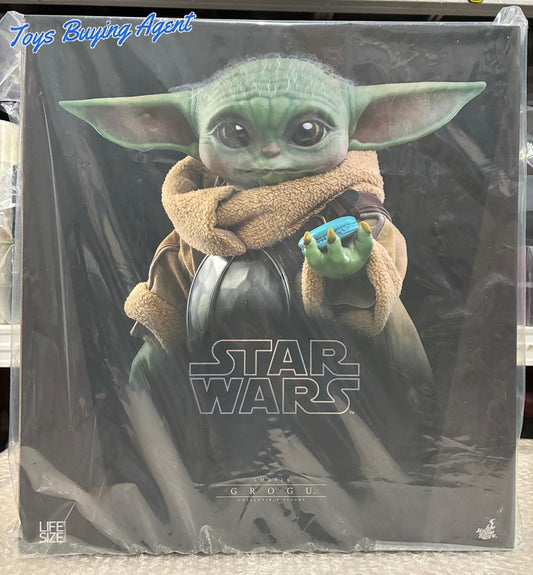Ready! Hot Toys LMS016 Star Wars: The Mandalorian & Grogu LIFE-SIZE Grogu