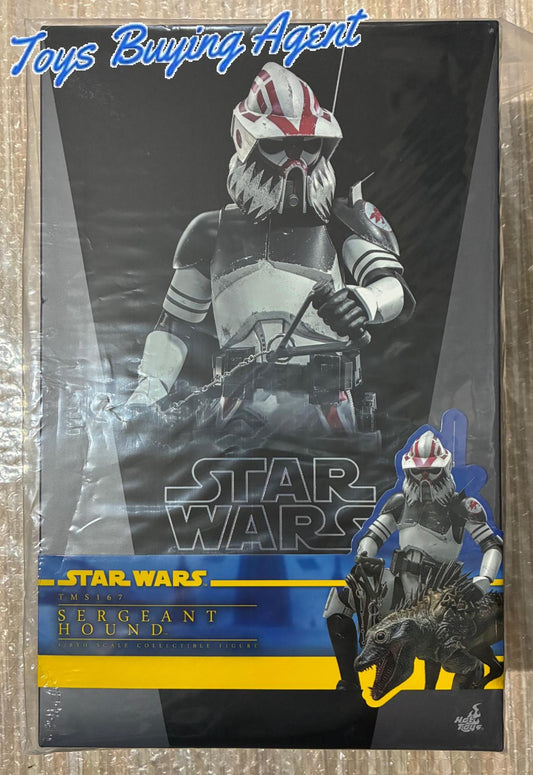 Ready! Hot Toys TMS167 Star Wars: The Clone Wars 1/6 Sergeant Hound