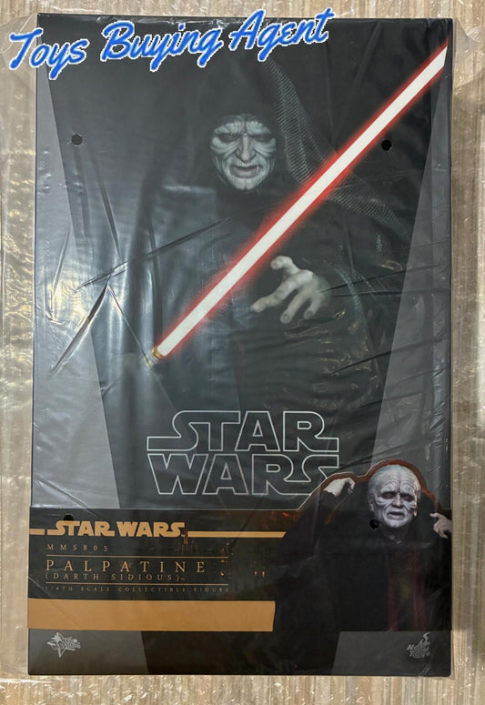 Ready! Hot Toys MMS805 Star Wars: Revenge of the Sith 1/6 Palpatine (Darth Sidious)