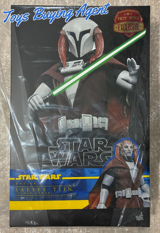 Ready! Hot Toys TMS168 Star Wars: The Clone Wars 1/6 Saesee Tiin (Clone Armor) Exclusive