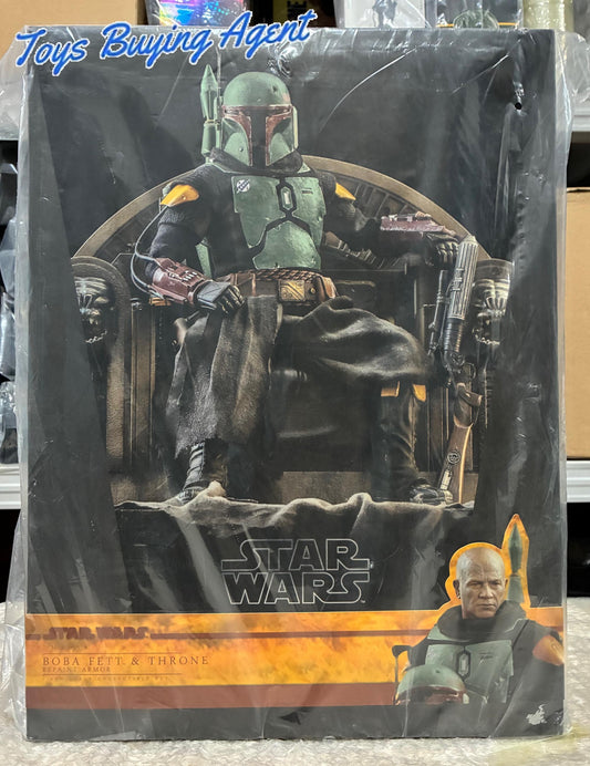 Ready Hot Toys TMS056 Star Wars 1/6 Boba Fett Repaint Armor Throne Regular